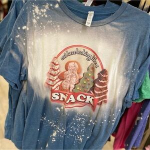 Christmas Debbie Cakes Bleached Shirt